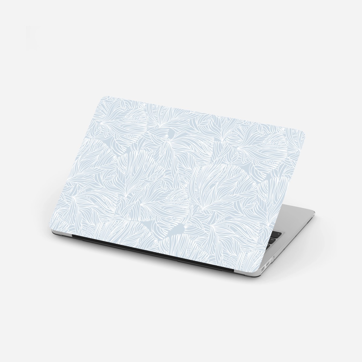 Laptop-Aufkleber sanftes blaues botanisches muster – Wallnifity® Laptop-Aufkleber sanftes blaues botanisches muster – Wallnifity®