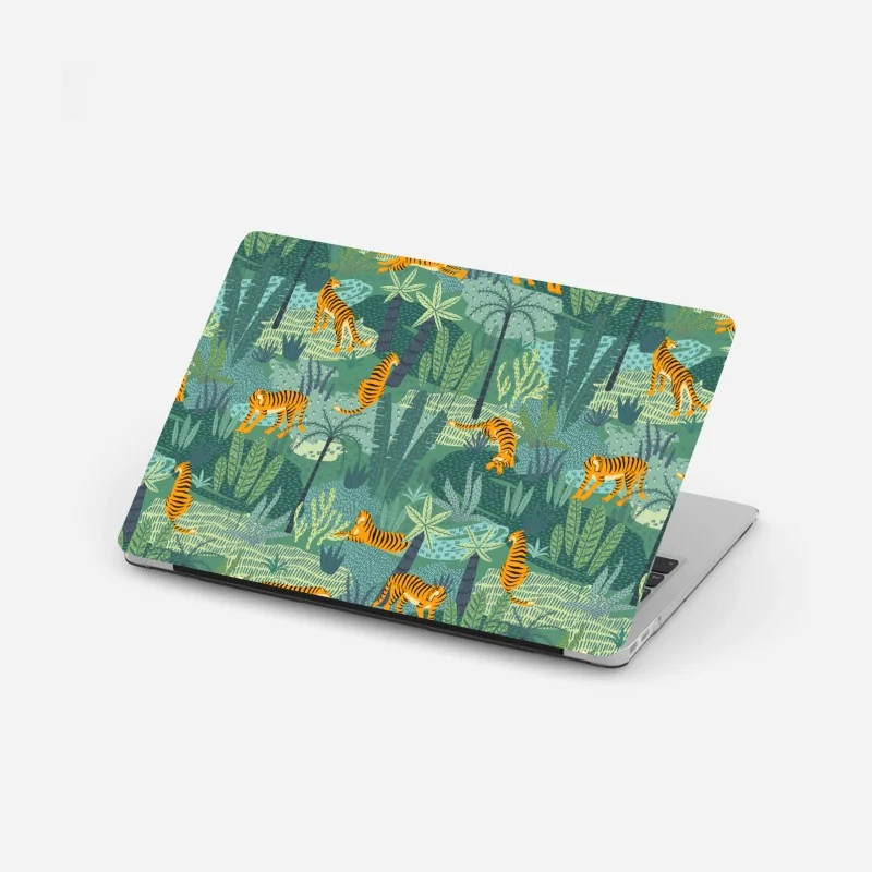 Laptop-Aufkleber sonnenaufgang über der sommerwiese – Wallnifity®