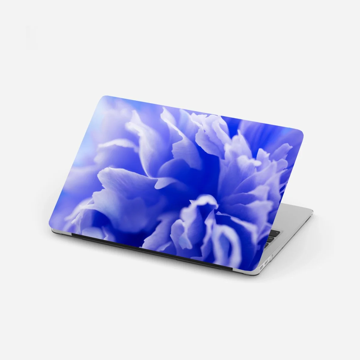 Laptop-Aufkleber sanfte blaue abstrakte blume nahaufnahme – Wallnifity® Laptop-Aufkleber sanfte blaue abstrakte blume nahaufnahme – Wallnifity®