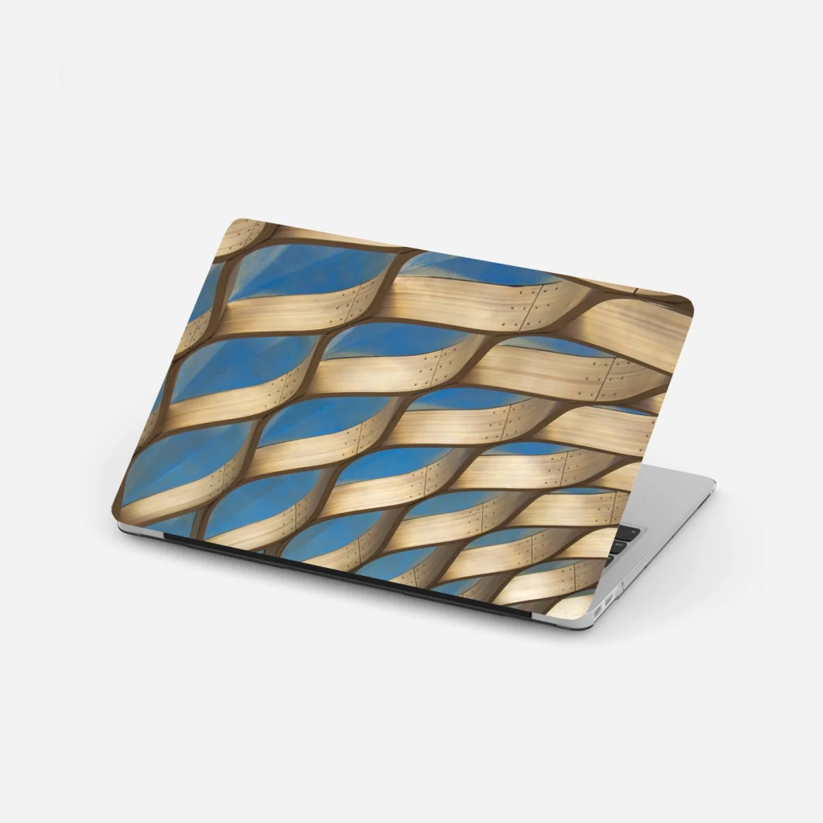 Laptop-Aufkleber holzlamellen überdachung in Chicago – Wallnifity® Laptop-Aufkleber holzlamellen überdachung in Chicago – Wallnifity®