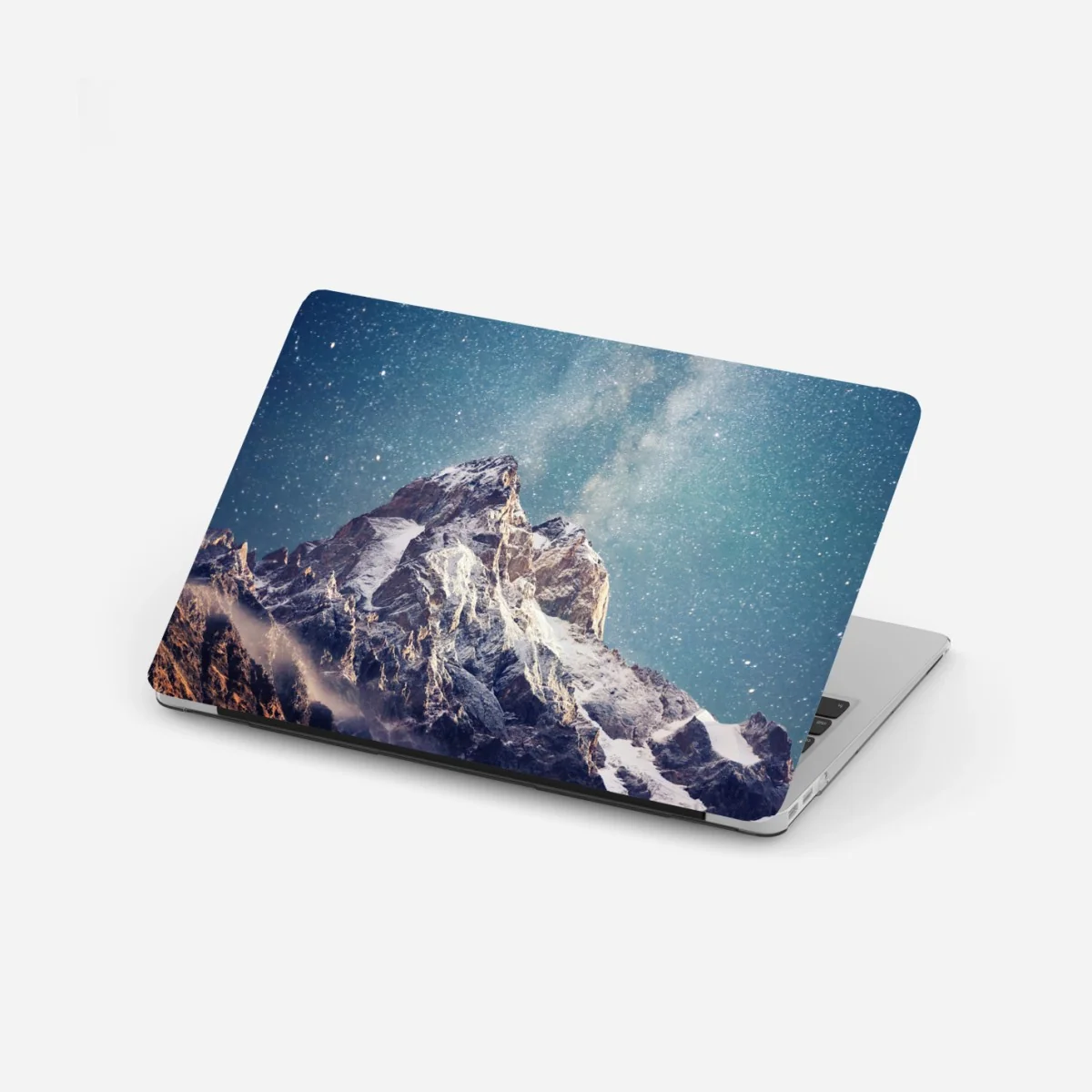 Laptop-Aufkleber sternennacht über Ushba – Wallnifity® Laptop-Aufkleber sternennacht über Ushba – Wallnifity®