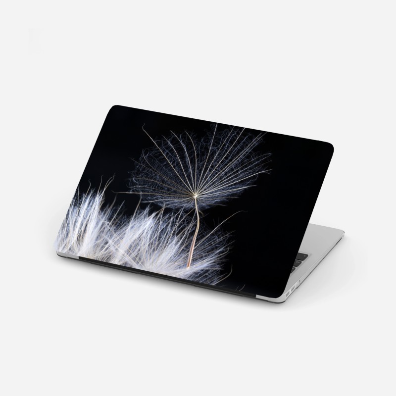 Laptop-Aufkleber silhouette in einem spiraltunnel – Wallnifity®