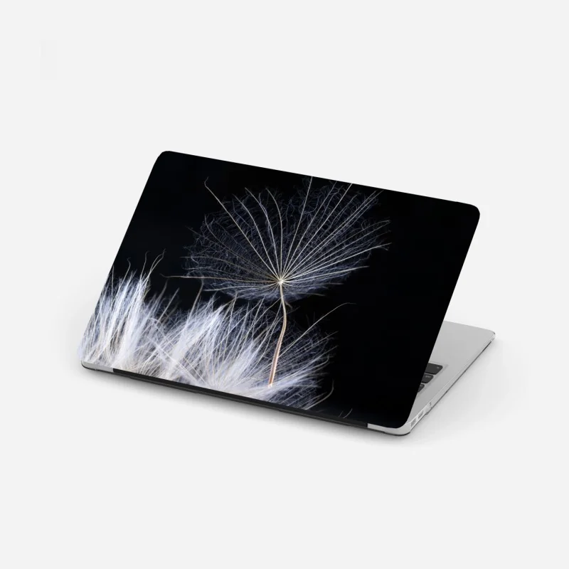 Laptop-Aufkleber zarte pastellblumen im botanischen stil – Wallnifity®