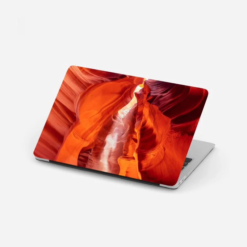 Laptop-Aufkleber farbenfrohes abstraktes gesichtsporträt – Wallnifity®