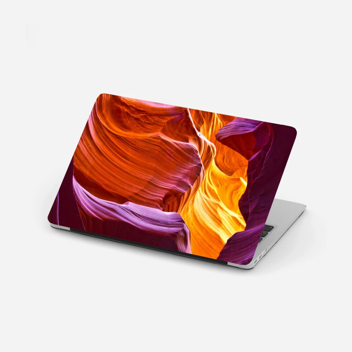 Laptop-Aufkleber sonnenbeschienener sandstein canyon – Wallnifity® Laptop-Aufkleber sonnenbeschienener sandstein canyon – Wallnifity®