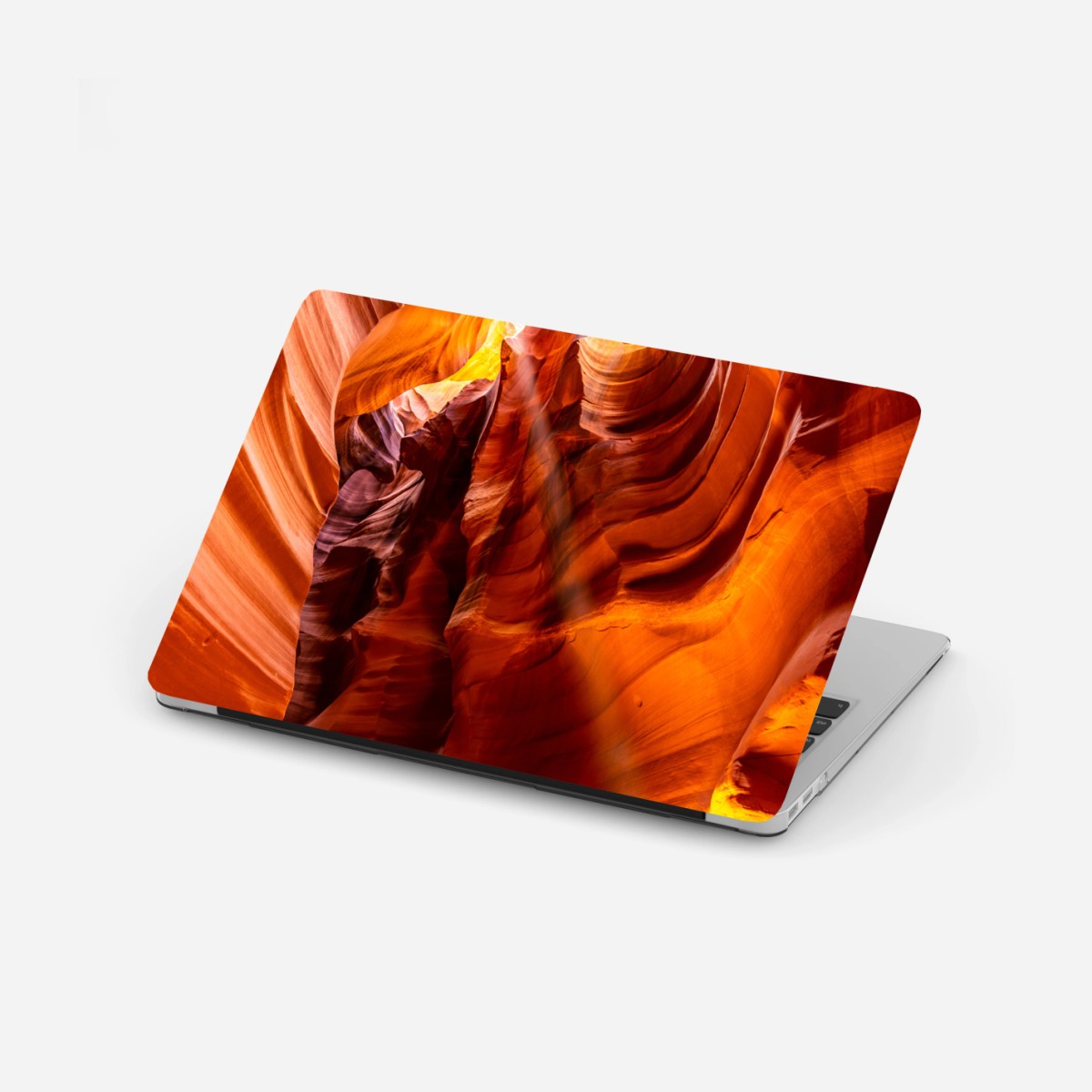 Laptop-Aufkleber Antelope Canyon licht und geschwungene sandsteinformen – Wallnifity®