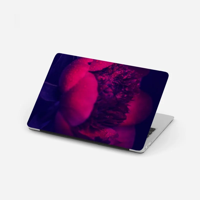 Laptop-Aufkleber neblige hängebrücke die in den nebel führt – Wallnifity®