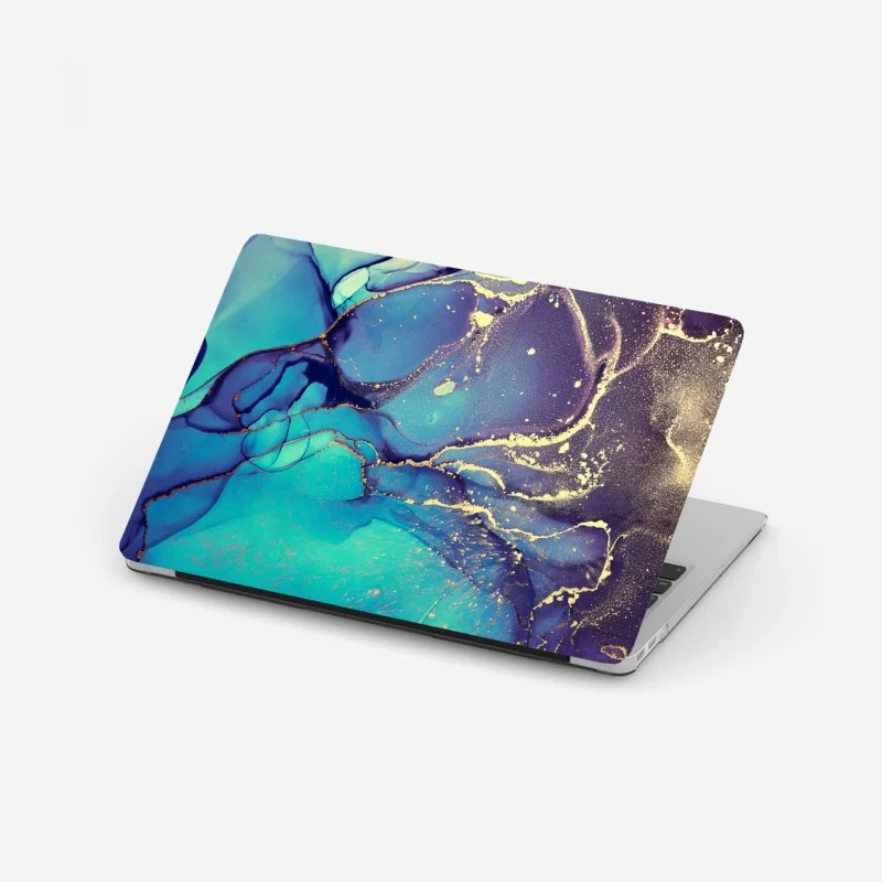 Laptop-Aufkleber tropisches botanisches blumenmuster – Wallnifity®