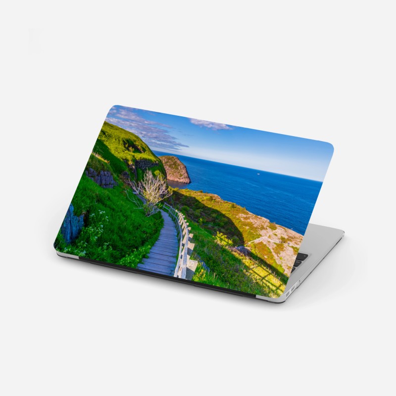 Laptop-Aufkleber schwarze grunge betontextur – Wallnifity®