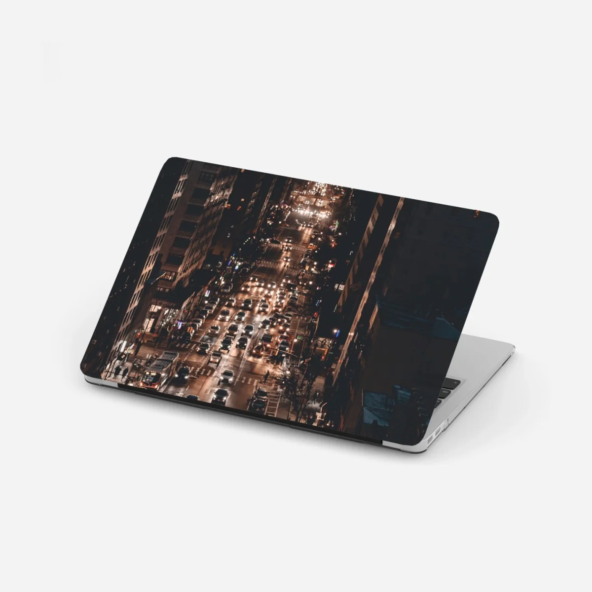 Laptop-Aufkleber Manhattan nächtliche avenue – Wallnifity® Laptop-Aufkleber Manhattan nächtliche avenue – Wallnifity®