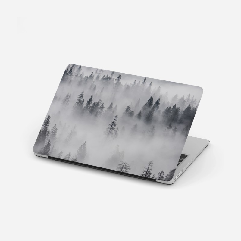 Laptop-Aufkleber morgendlicher lichtglanz über Hallstatt am see – Wallnifity®