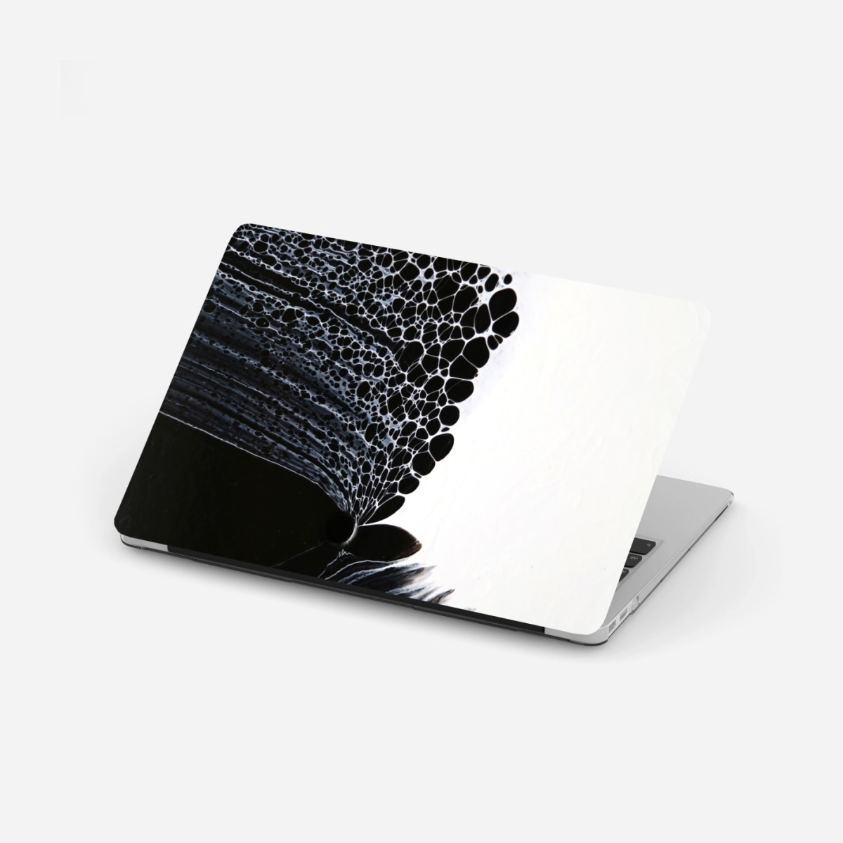 Laptop-Aufkleber monochromes zellmuster – Wallnifity®