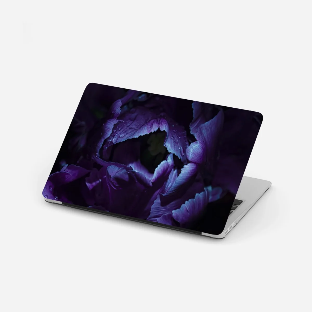 Laptop-Aufkleber lila tulpe im ultravioletten licht – Wallnifity® Laptop-Aufkleber lila tulpe im ultravioletten licht – Wallnifity®