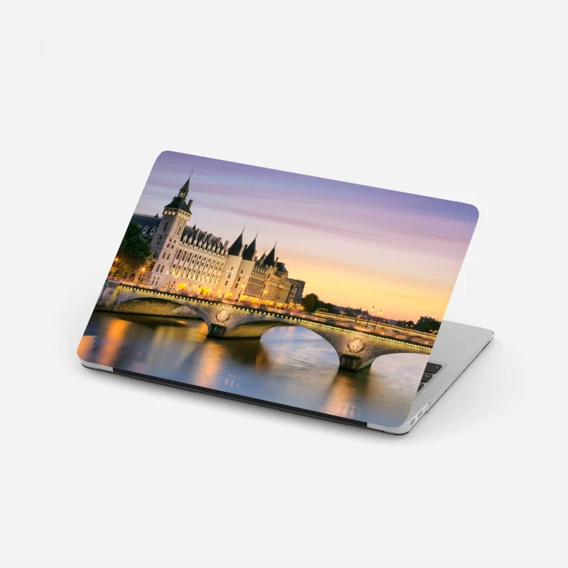 Laptop-Aufkleber ruhige wolkenlandschaft aus der luft – Wallnifity®