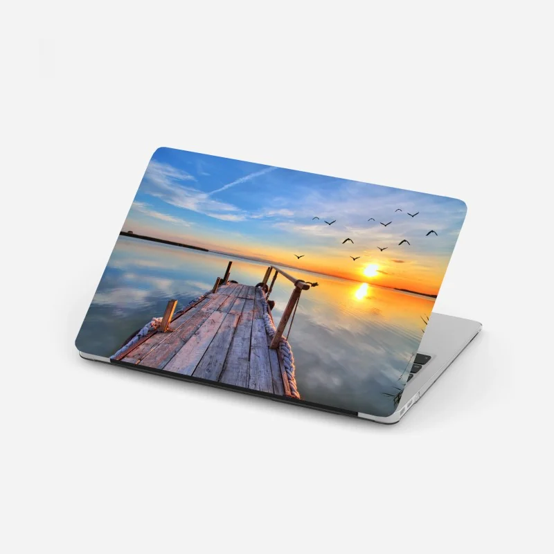 Laptop-Aufkleber buntes graffiti-mural mit träumendem kind – Wallnifity®