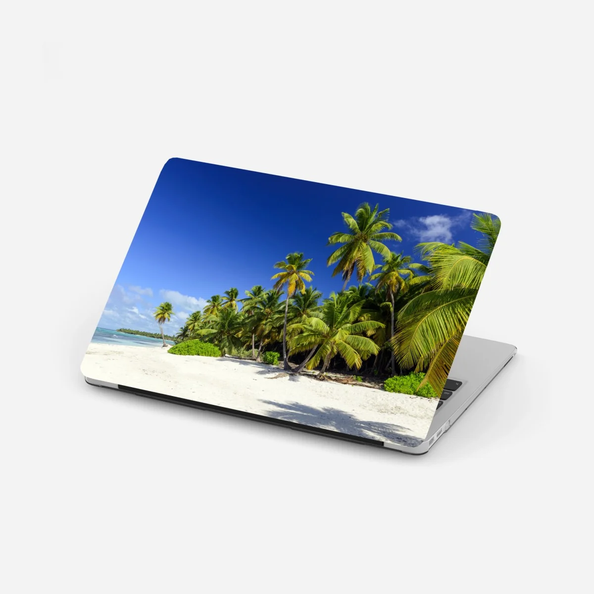 Laptop-Aufkleber ruhiger tropischer strand in Punta Cana – Wallnifity® Laptop-Aufkleber ruhiger tropischer strand in Punta Cana – Wallnifity®