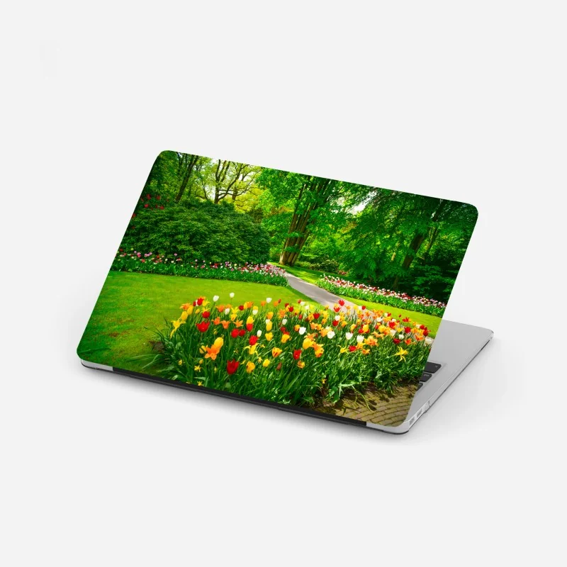 Laptop-Aufkleber ruhiger waldpfad – Wallnifity®