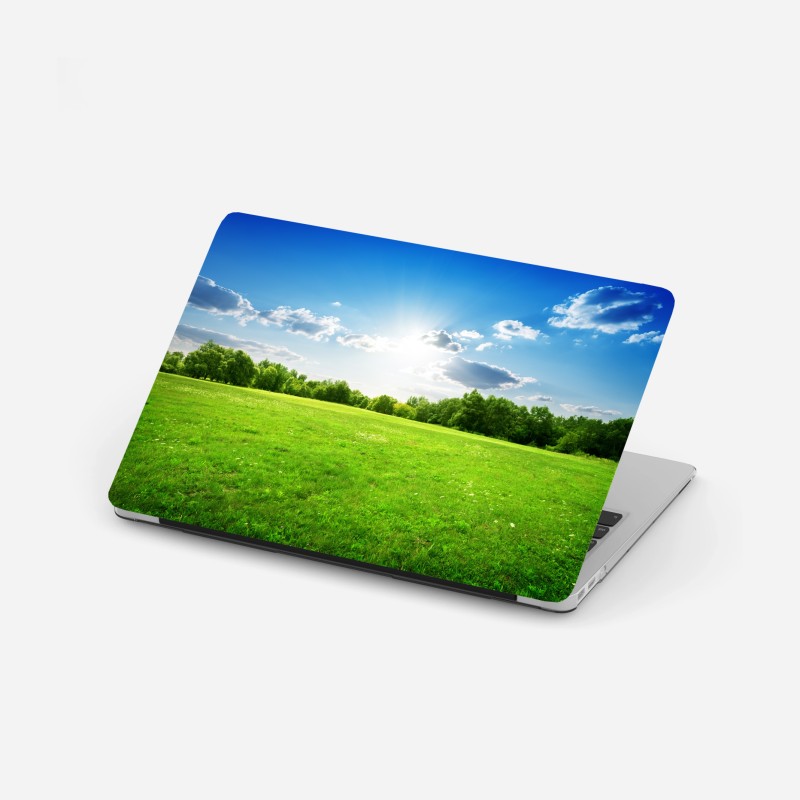 Laptop-Aufkleber bunte gewürze und kräuter auf holz – Wallnifity®