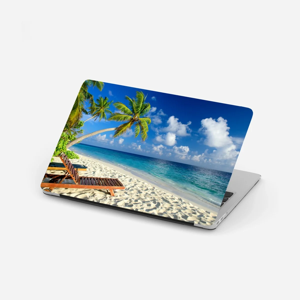 Laptop-Aufkleber tropischer strand auf den Malediven – Wallnifity® Laptop-Aufkleber tropischer strand auf den Malediven – Wallnifity®