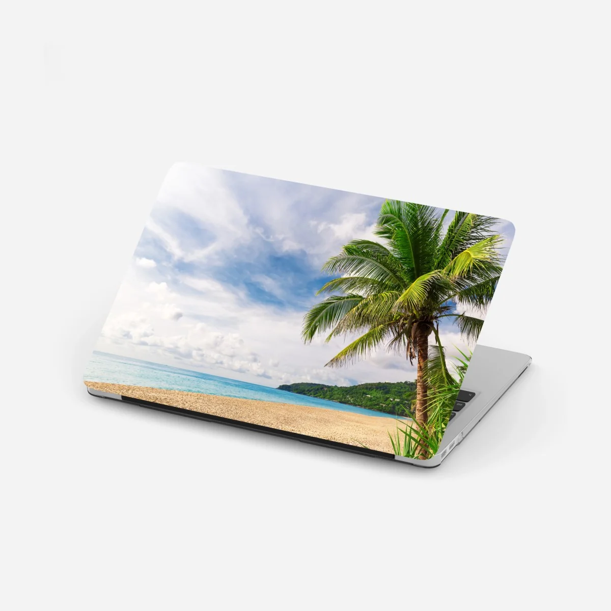Laptop-Aufkleber tropischer strand in Phuket mit palme – Wallnifity® Laptop-Aufkleber tropischer strand in Phuket mit palme – Wallnifity®