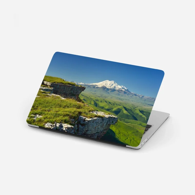 Laptop-Aufkleber panoramablick auf den wasserfall Gullfoss – Wallnifity®