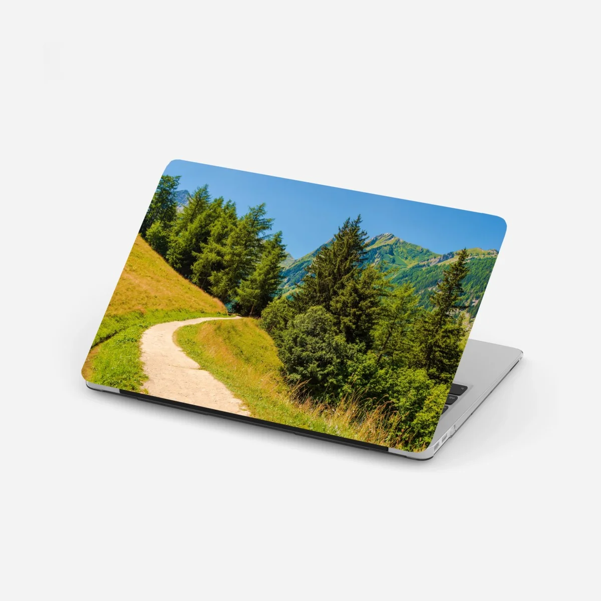Laptop-Aufkleber bergweg in den Schweizer Alpen im Sommer – Wallnifity® Laptop-Aufkleber bergweg in den Schweizer Alpen im Sommer – Wallnifity®