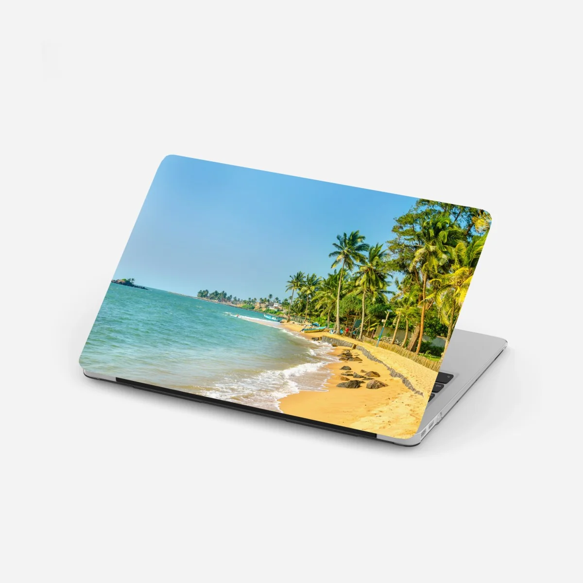 Laptop-Aufkleber tropischer palmenstrand – Wallnifity® Laptop-Aufkleber tropischer palmenstrand – Wallnifity®