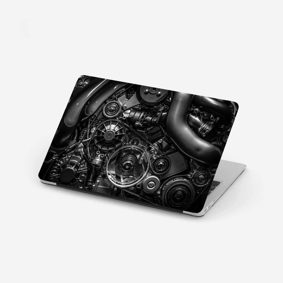 Laptop-Aufkleber präzise motor-nahaufnahme im industrial-stil – Wallnifity® Laptop-Aufkleber präzise motor-nahaufnahme im industrial-stil – Wallnifity®