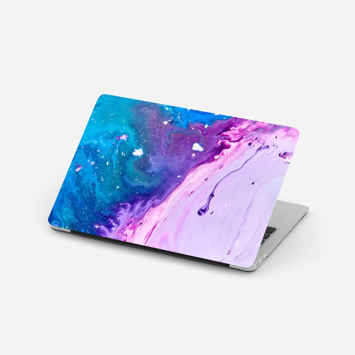 Laptop-Aufkleber lebendige blau-violette abstrakte acrylmalerei – Wallnifity® Laptop-Aufkleber lebendige blau-violette abstrakte acrylmalerei – Wallnifity®
