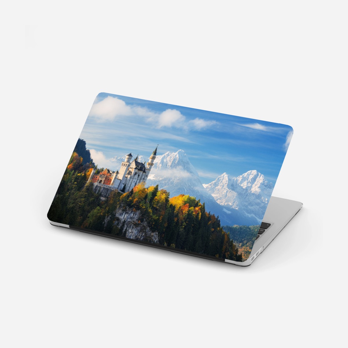 Laptop-Aufkleber märchenschloss in den Alpen – Wallnifity®