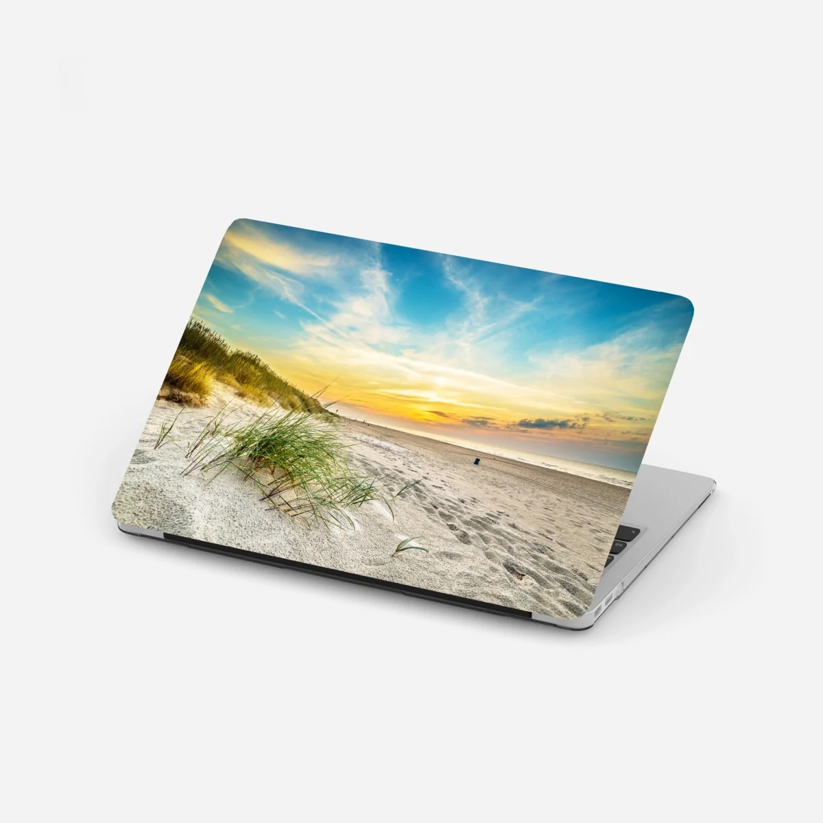 Laptop-Aufkleber sonnenuntergang über ruhigen dünen – Wallnifity® Laptop-Aufkleber sonnenuntergang über ruhigen dünen – Wallnifity®