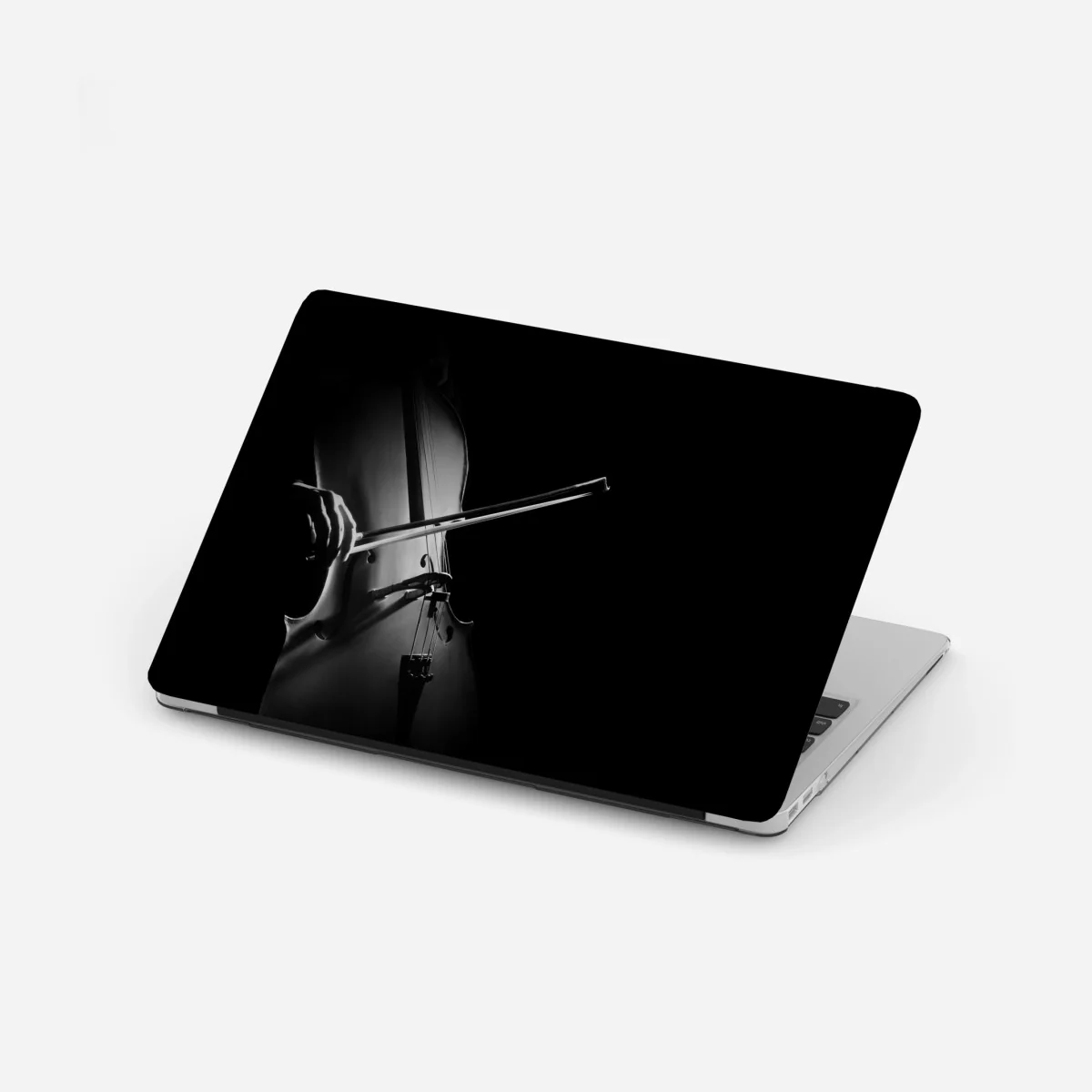 Laptop-Aufkleber elegantes cello in monochrom – Wallnifity® Laptop-Aufkleber elegantes cello in monochrom – Wallnifity®