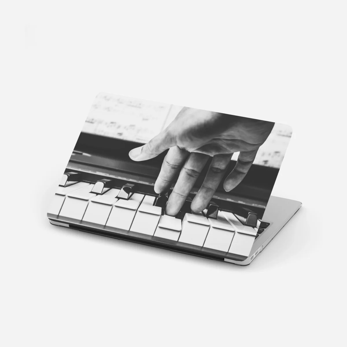 Laptop-Aufkleber hand auf klaviertasten – Wallnifity® Laptop-Aufkleber hand auf klaviertasten – Wallnifity®