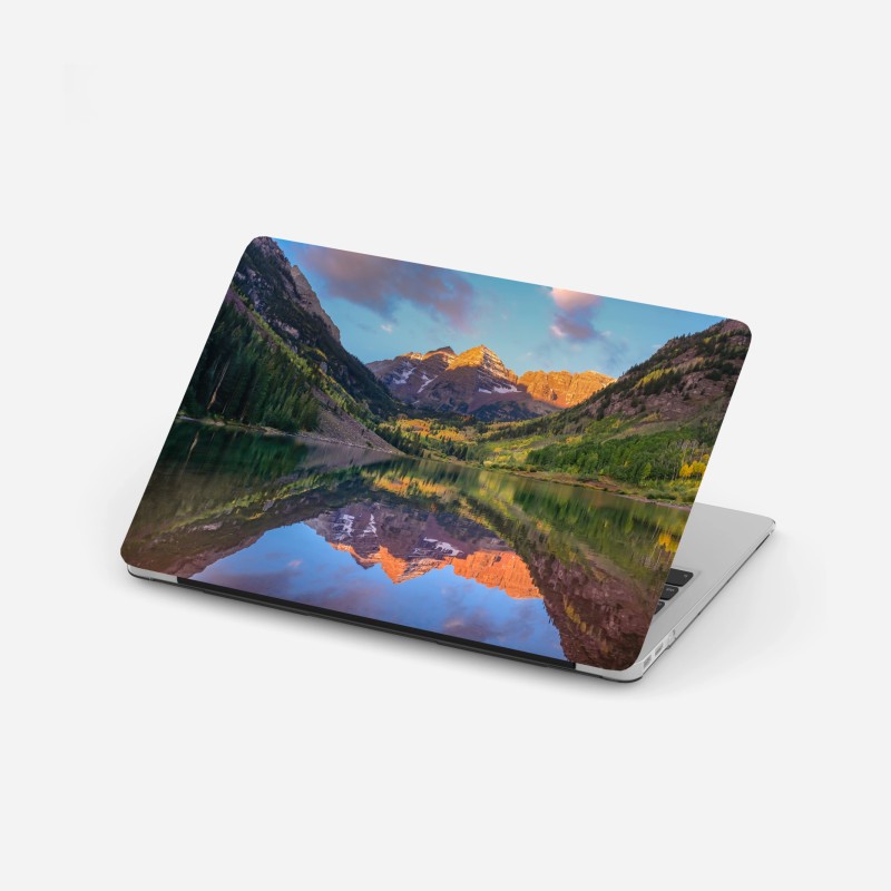 Laptop-Aufkleber sonnenaufgang bei Maroon Bells