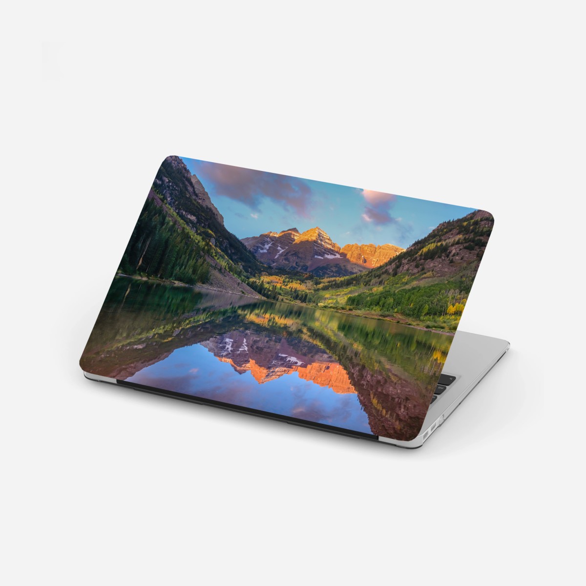 Laptop-Aufkleber sonnenaufgang bei Maroon Bells – Wallnifity®
