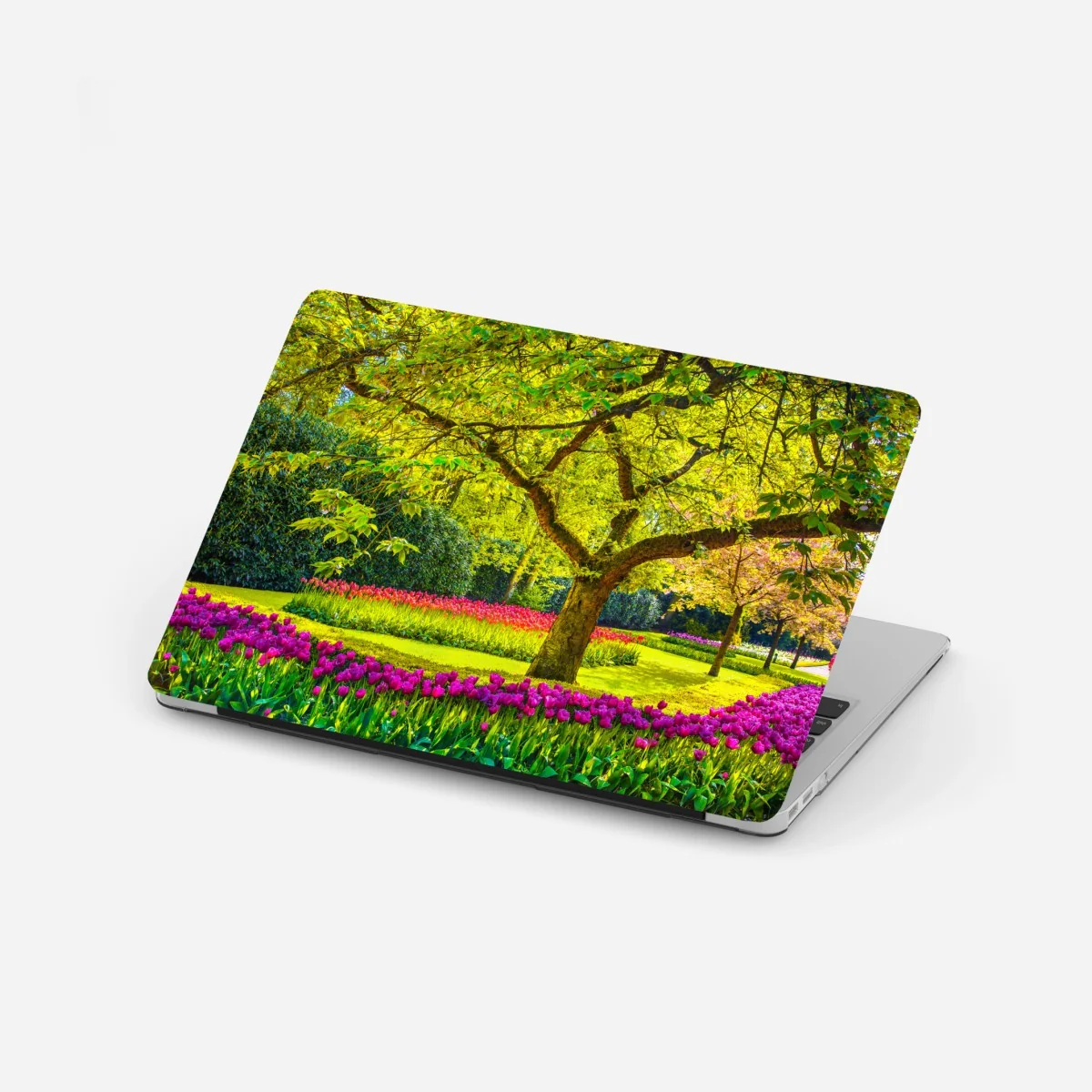 Laptop-Aufkleber bunter tulpengarten in Keukenhof – Wallnifity® Laptop-Aufkleber bunter tulpengarten in Keukenhof – Wallnifity®