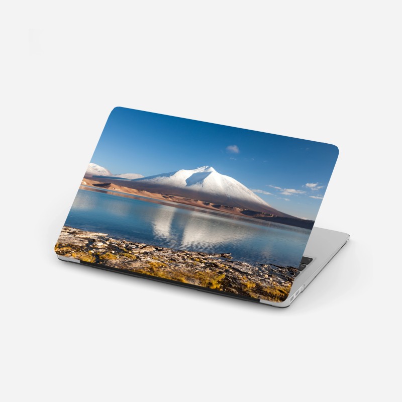 Laptop-Aufkleber Laguna Verde spiegelung in Atacama