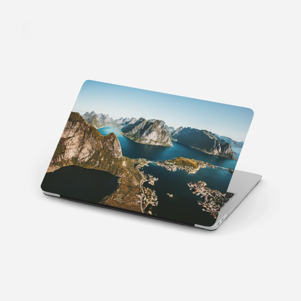 Laptop-Aufkleber majestätische fjordlandschaft – Wallnifity® Laptop-Aufkleber majestätische fjordlandschaft – Wallnifity®