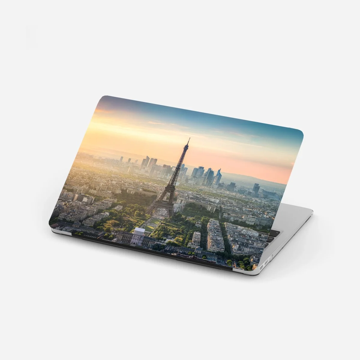 Laptop-Aufkleber Paris stadtbild bei sonnenuntergang mit dem Eiffelturm – Wallnifity® Laptop-Aufkleber Paris stadtbild bei sonnenuntergang mit dem Eiffelturm – Wallnifity®