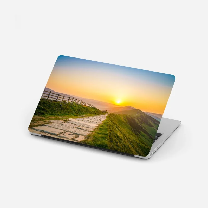 Laptop-Aufkleber zartes pastell blumenmuster – Wallnifity®