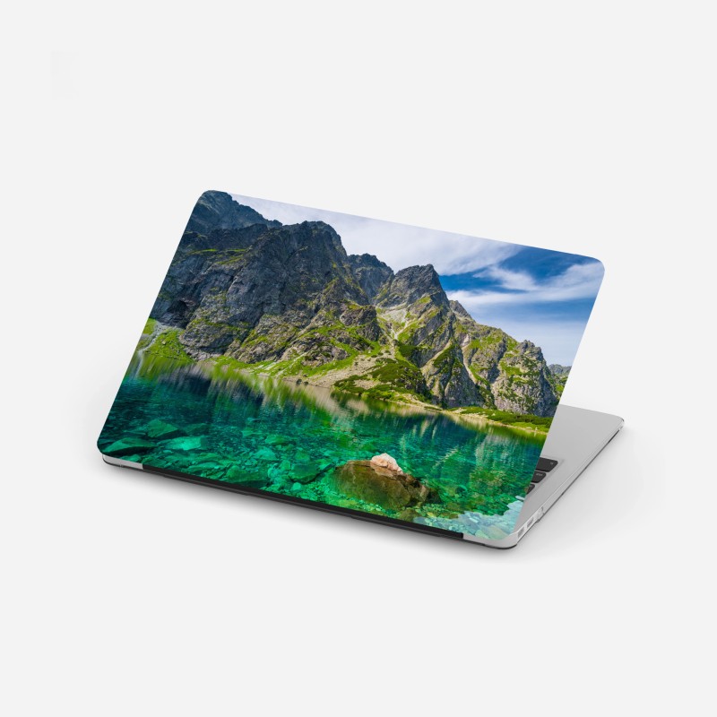 Laptop-Aufkleber Czarny Staw bergreflexion