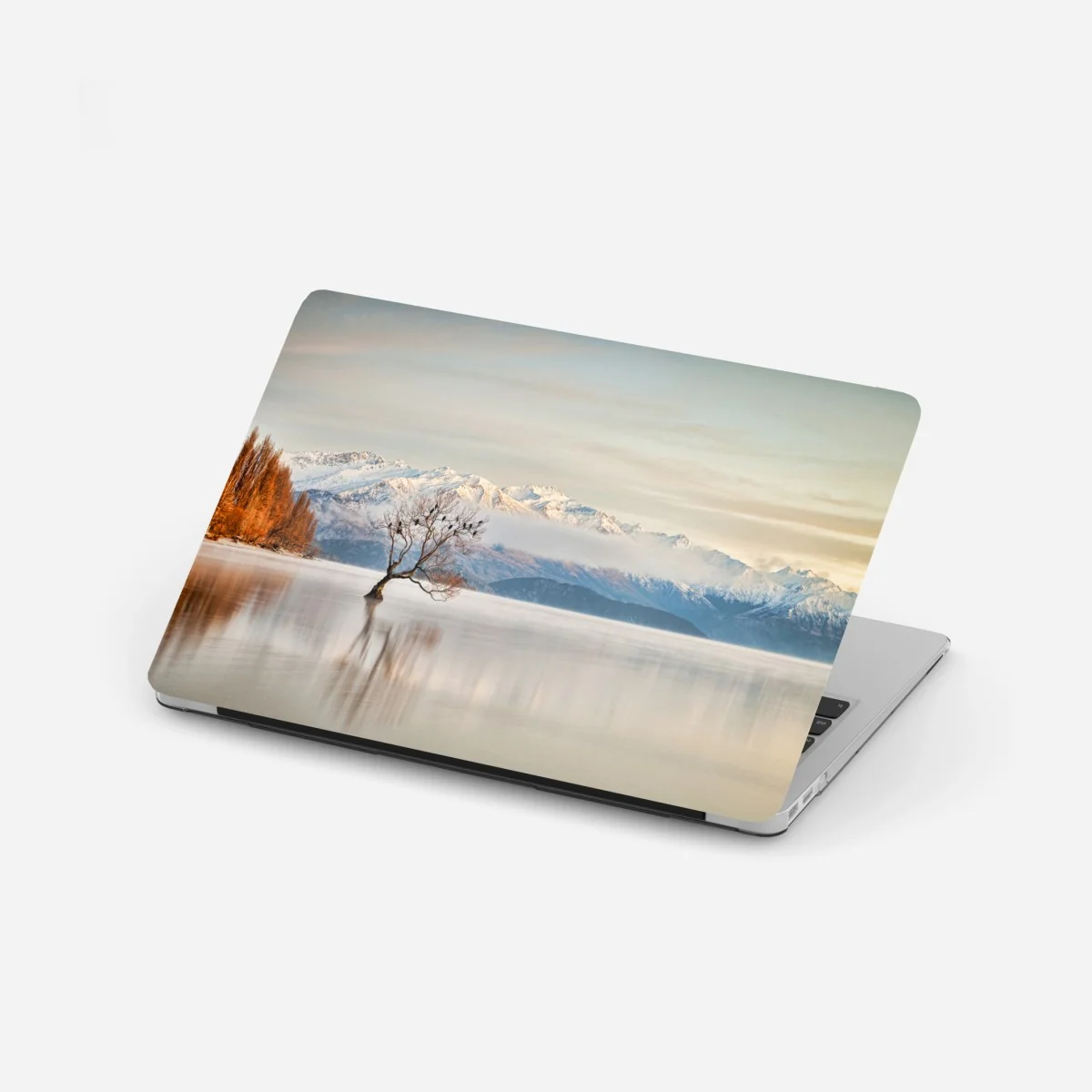 Laptop-Aufkleber einsamer baum am see Wanaka – Wallnifity® Laptop-Aufkleber einsamer baum am see Wanaka – Wallnifity®