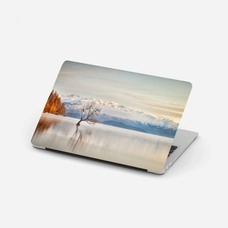 Laptop-Aufkleber einsamer baum am see Wanaka – Wallnifity®