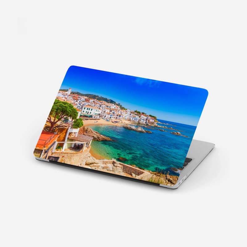 Laptop-Aufkleber frühlingswiese mit löwenzahn – Wallnifity®