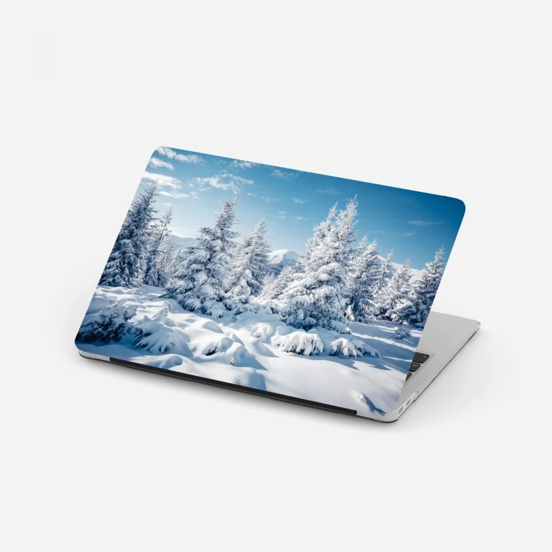 Laptop-Aufkleber winterruhe in den Karpaten