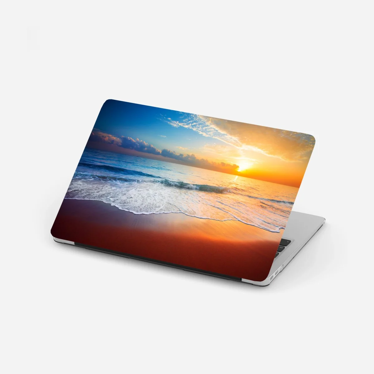 Laptop-Aufkleber ruhiger sonnenuntergang über dem meer – Wallnifity® Laptop-Aufkleber ruhiger sonnenuntergang über dem meer – Wallnifity®