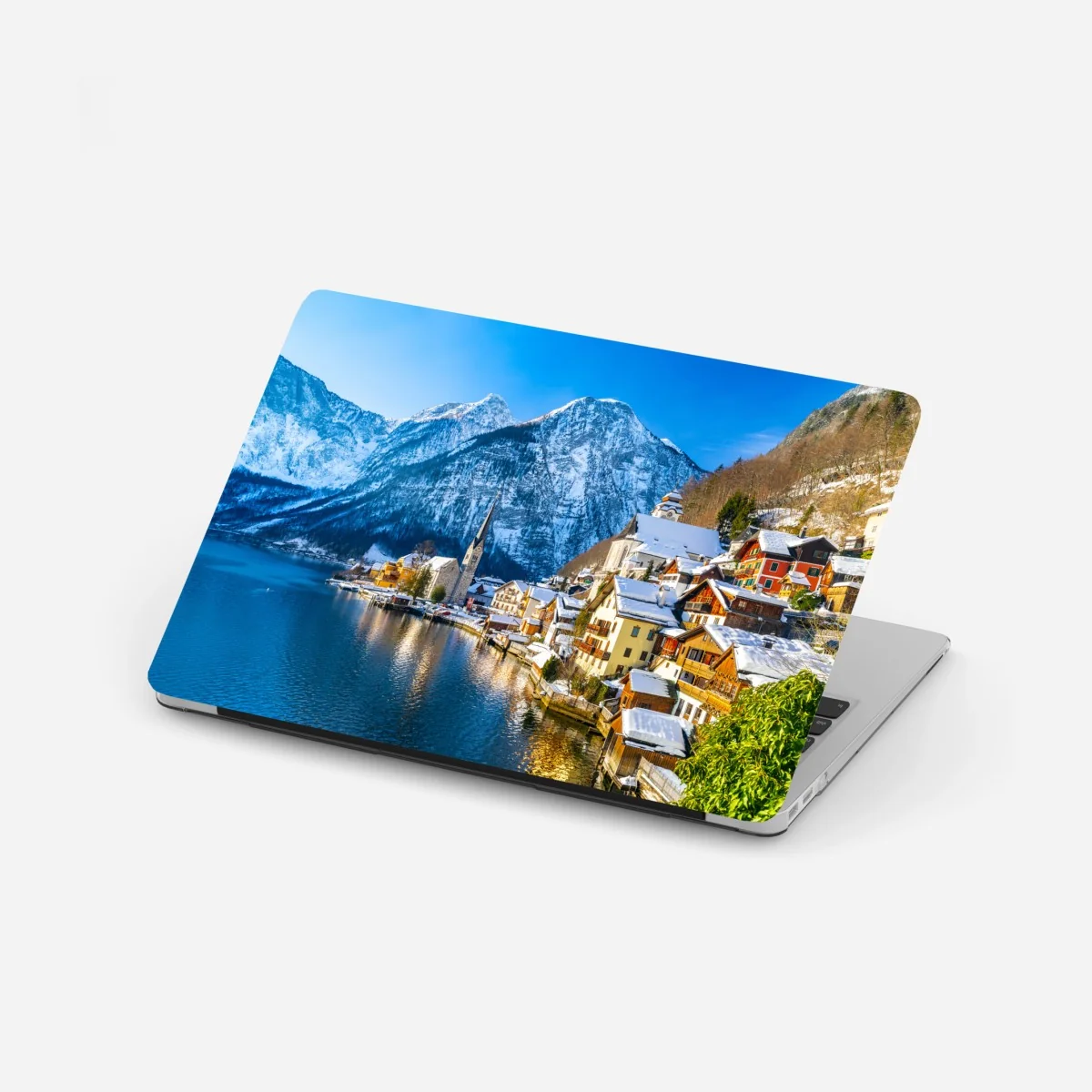 Laptop-Aufkleber winterruhe in Hallstatt — alpendorf am see – Wallnifity® Laptop-Aufkleber winterruhe in Hallstatt — alpendorf am see – Wallnifity®