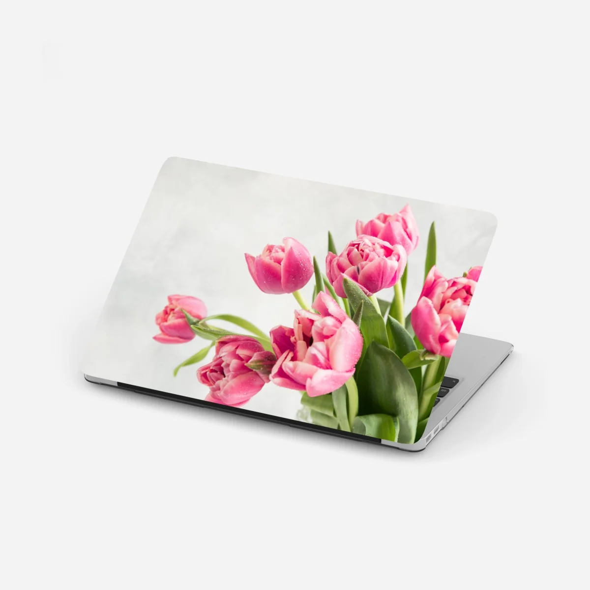 Laptop-Aufkleber eleganter strauß rosa tulpen – Wallnifity® Laptop-Aufkleber eleganter strauß rosa tulpen – Wallnifity®