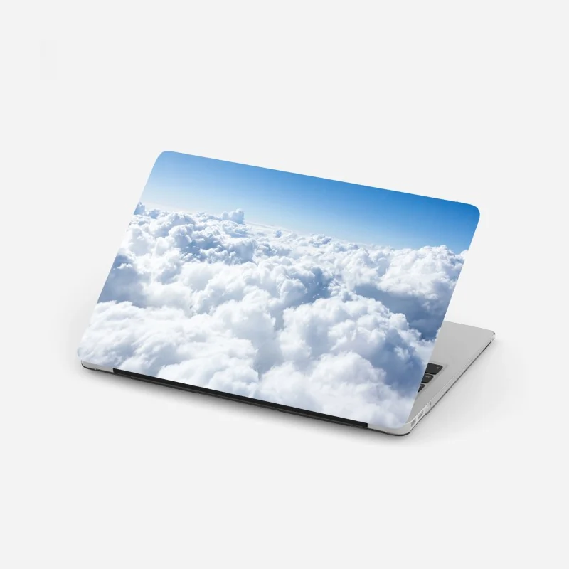 Laptop-Aufkleber ruhige wolkenlandschaft aus der luft