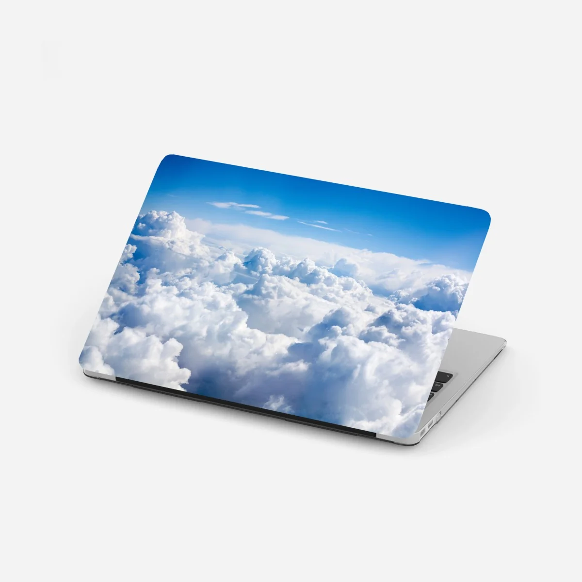 Laptop-Aufkleber ruhige wolkenlandschaft am blauen himmel – Wallnifity®